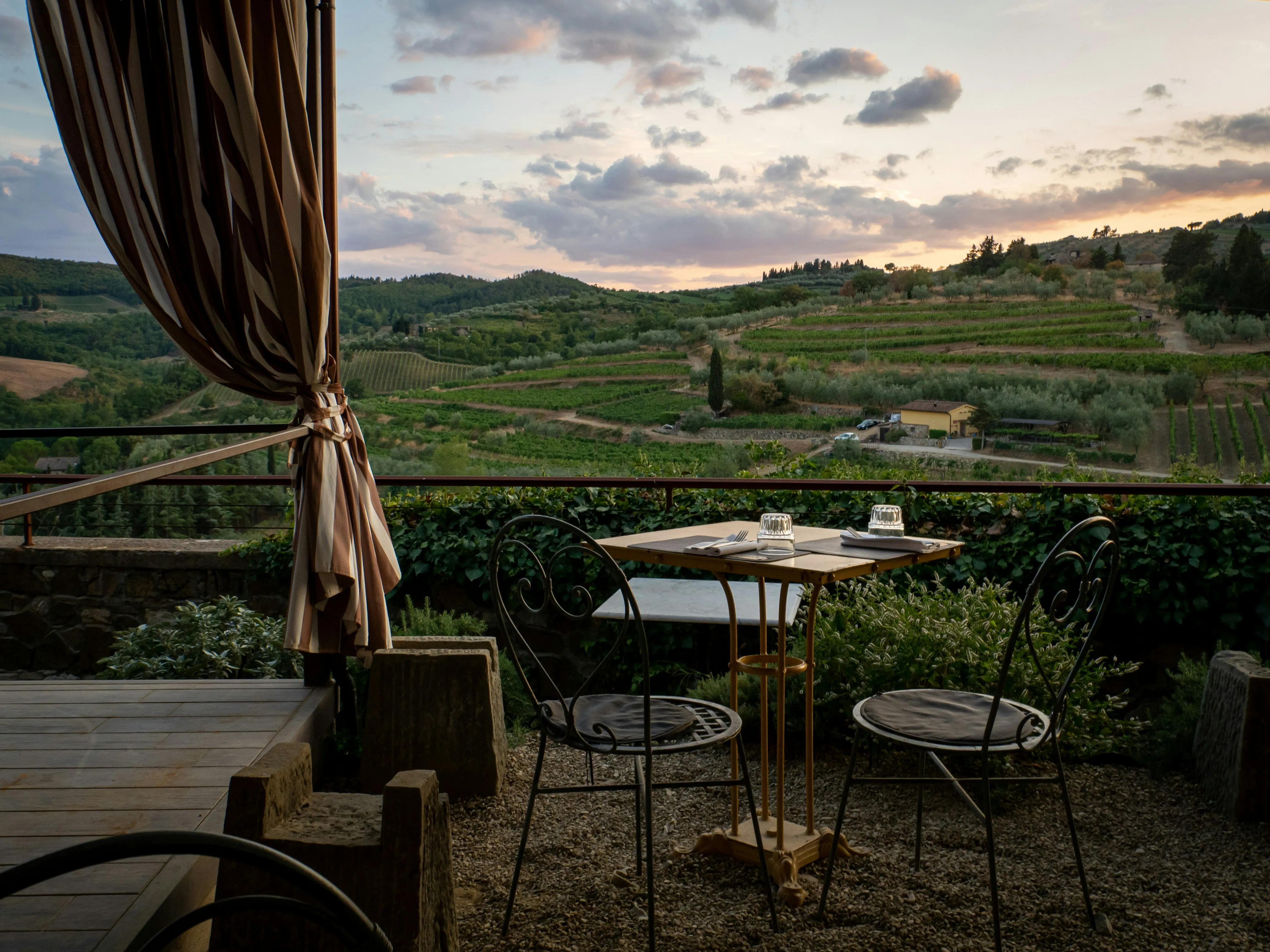 Veduta della campagna Toscana